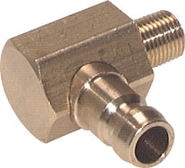 Tapones De Acoplamiento De Molde DN 6 Con Rosca Macho De 90 Grados