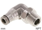 Imagen destacada de la colección - Codos Conector Push-In De Acero Inoxidable Roscas NPT Macho