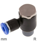 Imagen destacada de la colección - Codo Conector Push-In Latón Y Plástico Roscas R Macho Hexagonal Exterior