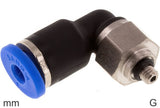 Imagen destacada de la colección - Codo Conector Push-In Latón Y Plástico Roscas G Macho Corto