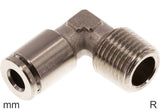 Imagen destacada de la colección - Codo Conector Push-In Latón Roscas R Macho