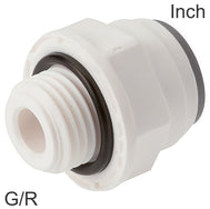 Conectores Push-In Roscas-G/R Plástico Macho Líquidos Y Alimentos Pulgada