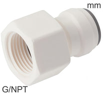 Conectores Push-In De Plástico Roscas-G/NPT Hembra Líquidos Y Alimentos