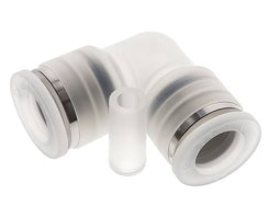 Unión En Codo Conector Push-In Acero Inoxidable Y PP