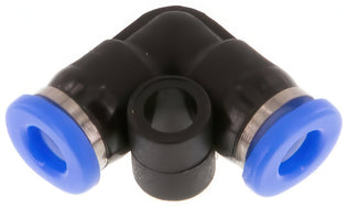 Unión En Codo Conector Push-In Latón Y Plástico (3-6mm)