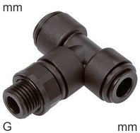 Conectores En T Push-In Roscas G De Plástico Macho FDA