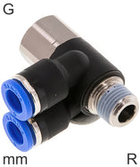 Conectores Push-In Y De Latón Y Plástico Roscas G/R Macho/Hembra