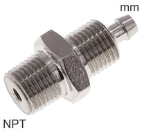 Accesorios De Ajuste Rápido Roscas NPT De Acero Inoxidable Macho