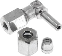 Accesorios En Ángulo Con Anillo Cortante Acero / Acero Inoxidable Ajustable