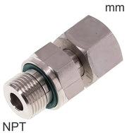 Anillo Cortante Accesorios Acero / Acero Inoxidable Roscas NPT Macho Ajustable