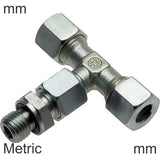 Imagen destacada de la colección - Anillo Cortante Conectores En T Acero / Acero Inoxidable Roscas Métricas Macho En Forma De T Ajustable