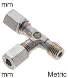 Imagen destacada de la colección - Anillo Cortante Conectores En T Acero / Acero Inoxidable Roscas Métricas Forma En L
