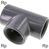 Imagen destacada de la colección - Conectores En T PVC Roscas Rp Hembra PN16