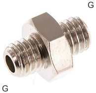Niple Doble Latón / Acero Inoxidable Roscas G PN40