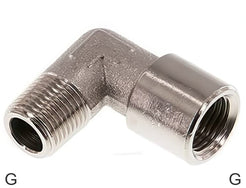 Accesorios En Ángulo 90 Grados Latón / Acero Inoxidable Roscas G Macho/Hembra PN150
