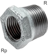 Niples Reductores Hierro Fundido / Acero Inoxidable R/Roscas Rp PN25