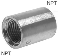 Accesorio De Manguito Acero Inoxidable Roscas NPT Redondo PN16