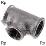 Imagen destacada de la colección - Latón / Fundición De Hierro / Acero Inoxidable Conectores En T Reductores - Rosca Hembra Roscas Rp PN25