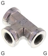 Conectores En T Acero / Acero Inoxidable Roscas G Hembra PN350