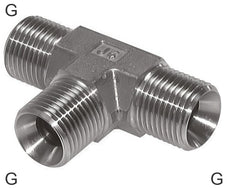 Conectores En T Acero / Acero Inoxidable Roscas G Macho Con Cono Para Manguera De 60 Grados PN475