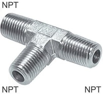 Conectores En T Roscas NPT De Acero Macho PN345