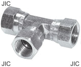 Imagen destacada de la colección - Conectores En T Roscas JIC De Acero Hembra PN310