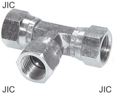 Conectores En T Roscas JIC De Acero Hembra PN310