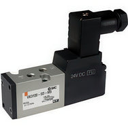 Válvulas Solenoides Neumática SMC 5/2 Vías En Línea Con Sello De Goma VK3000