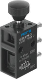 Imagen destacada de la colección - Festo Válvulas Neumáticas 3/2 Vías Activadas Por Botón Con Conector Enchufable