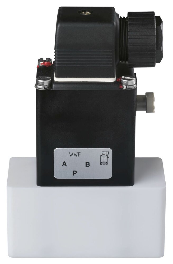 Válvula Solenoide G3/8'' NC Plástico FFKM 0-4bar/58psi 230VAC 0121 77191