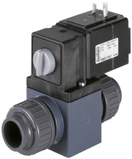 Válvula Solenoide 16mm Manguitos Pegados NC Plástico EPDM 0-3bar/44psi 24VDC 0131 46949