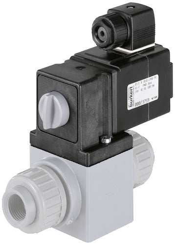 Válvula Solenoide 16mm Fundas Soldadas NC Plástico EPDM 0-3bar/44psi 24VAC/DC Vacío 0131 131273
