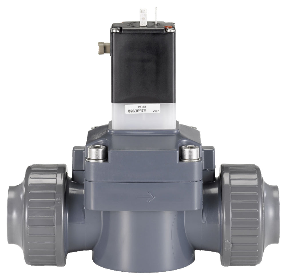 Válvula Solenoide 25mm Manguitos Pegados NC Plástico EPDM 0.5-6bar/7-87psi 48VAC 142 86175