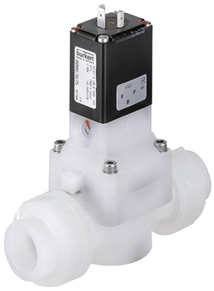Válvula Solenoide 31mm Fundas Soldadas NC Plástico FKM 0.5-6bar/7-87psi 24VAC 142 89942