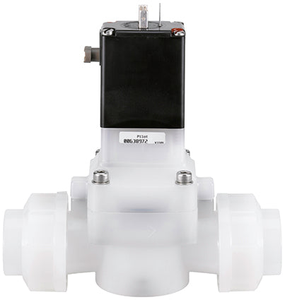 Válvula Solenoide 20mm Fundas Soldadas NC Plástico FKM 0.5-6bar/7-87psi 24VAC 142 88663