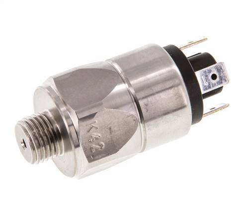 interruptor de presión de acero inoxidable de 1 a 10bar SPDT G1/4'' 250VAC Conector plano EPDM
