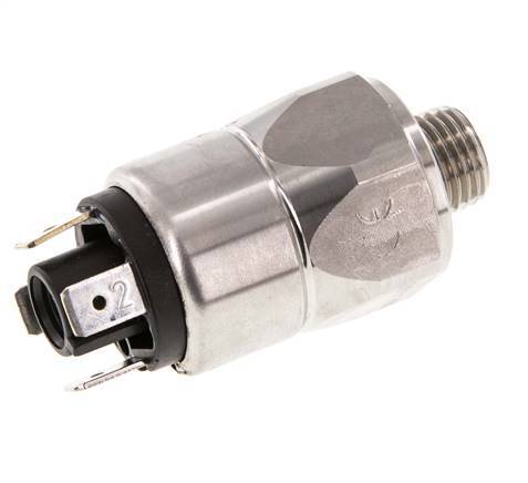 interruptor de presión de acero inoxidable de 1 a 10bar SPDT G1/4'' 250VAC Conector plano EPDM