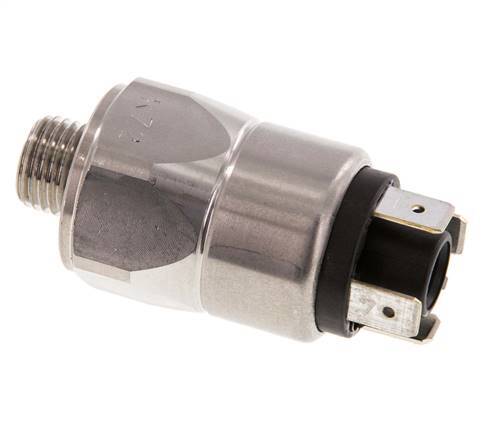 10 a 100bar SPDT Presostato de acero inoxidable G1/4'' 250VAC Conector plano EPDM