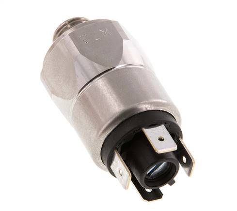 10 a 100bar SPDT Presostato de acero inoxidable G1/4'' 250VAC Conector plano EPDM