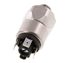 10 a 100bar SPDT Presostato de acero inoxidable G1/4'' 250VAC Conector plano EPDM