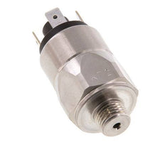 10 a 100bar SPDT Presostato de acero inoxidable G1/4'' 250VAC Conector plano EPDM