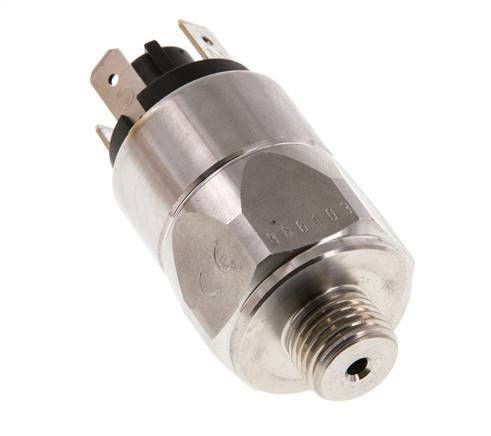 interruptor de presión de acero inoxidable SPDT de 10 a 100 bares Conector plano G1/4'' 250VAC