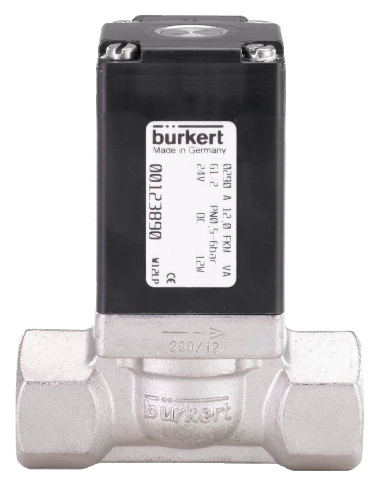 Válvula Solenoide G1/2'' NC Acero Inoxidable NBR 0-16bar/232psi 24VAC No Apto Para Vacío 290 43659
