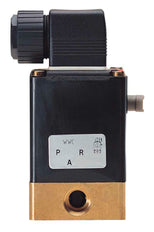Válvula Solenoide 3/2 Vías G1/4'' NC Latón NBR 0-10bar/145psi 12VDC 0330 43334