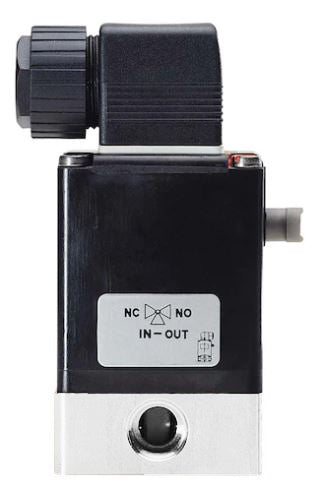 Válvula Solenoide 3/2 Vías NPT 1/4'' NC Plástico FKM 0-4bar/58psi 24VDC 0330 21697
