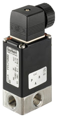 Válvula Solenoide 3/2 Vías G1/4'' NC Acero Inoxidable FFKM 0-10bar/145psi 24VDC 0330 142570