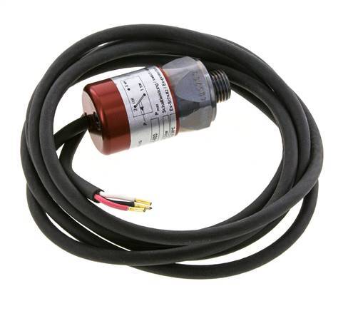 presostato de acero SPDT de 20 a 50bar G1/4'' 250VAC Cable de 3 hilos 2m