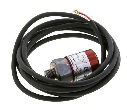 presostato de acero SPDT de 20 a 50bar G1/4'' 250VAC Cable de 3 hilos 2m