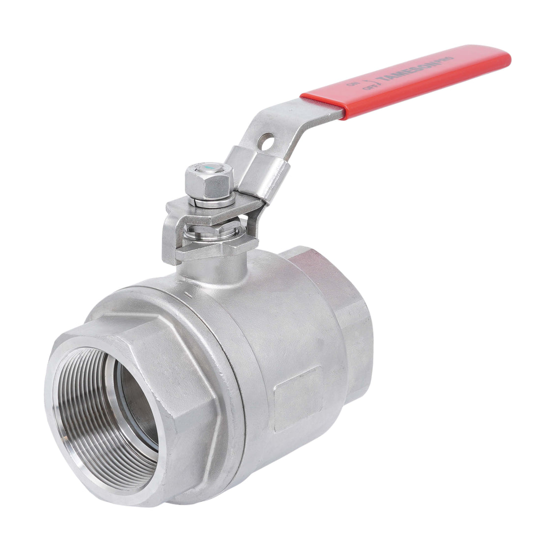 Rp 2'' F/F 2 piezas de 2 vías válvula de bola de acero inoxidable 69 bar RTFE - TamesonPRO 1111-200