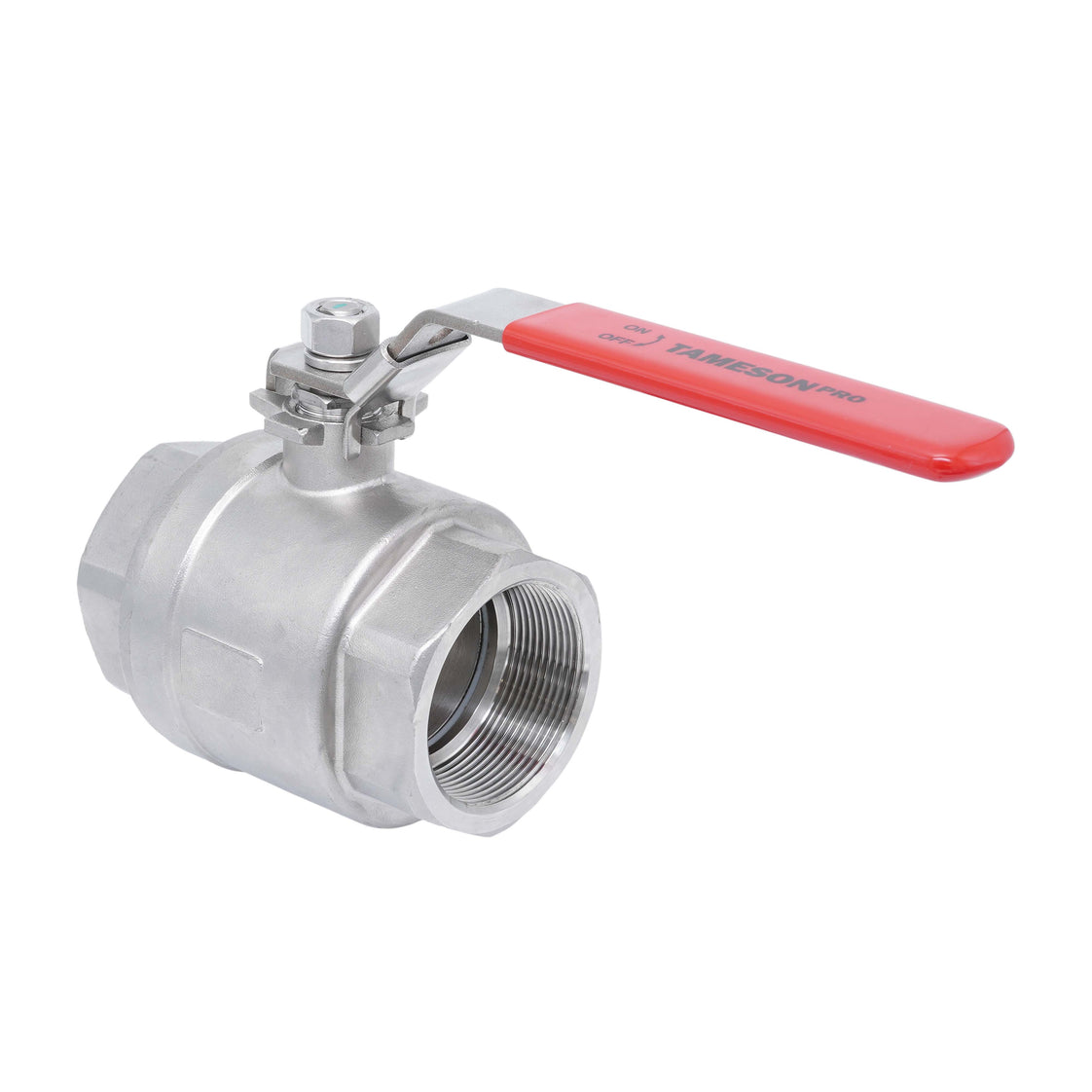 Rp 2'' F/F 2 piezas de 2 vías válvula de bola de acero inoxidable 69 bar RTFE - TamesonPRO 1111-200